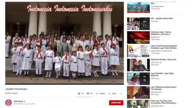 [Cek Fakta] Muncul Lagu Kebangsaan Indonesia Versi Mandarin dan Wajib Dihafal, Benarkah?