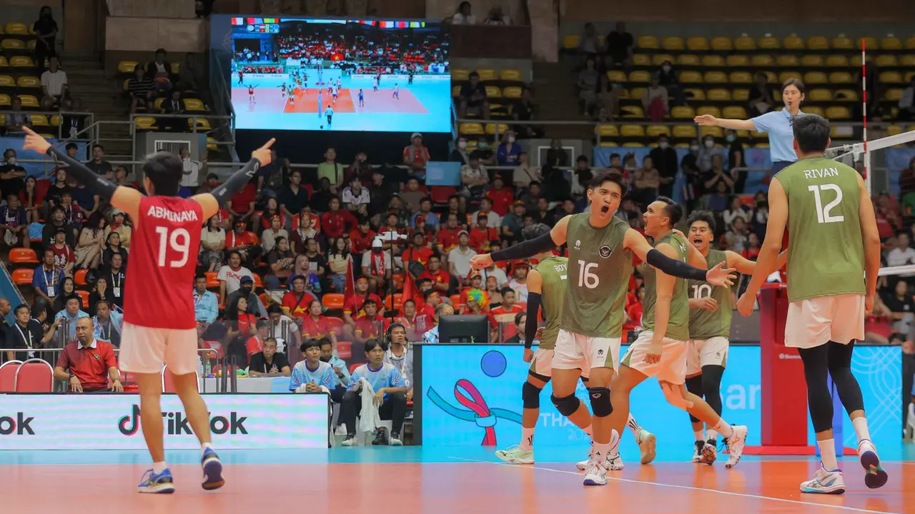 Menang Dramatis atas Vietnam, Timnas Voli Indonesia Pastikan Tiket Final SEA Games 2025 Thailand
