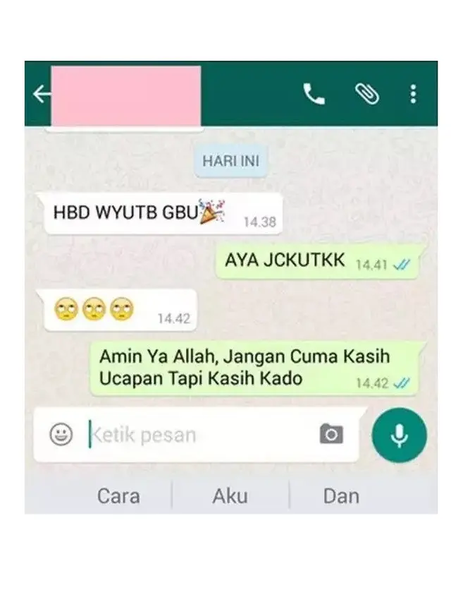 6 Chat Kasih Kado ke Pacar Ini Berakhir Nyesek, Malah Ngelunjak