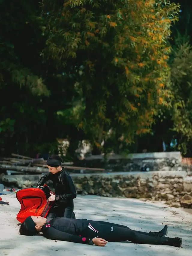 Prilly Latuconsina latihan Rescue Divers (Instagram/prillylatuconsina96)