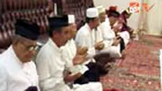 Tahlilan digelar di rumah dinas gubernur Gorontalo. Sejumlah pejabat daerah, tokoh masyarakat, dan keluarga besar BJ Habibie hadir dalam acara tersebut.