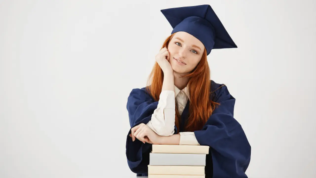 Ilustrasi pendidikan, kuliah, sarjana, wisuda