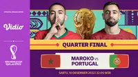 Link Live Streaming World Cup 2022 Quaterfinal Maroko Vs Portugal di Vidio