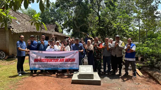 Telkom Bangun 51 Sarana Air Bersih & Sanitasi Layak di 5 Kota/Kabupaten