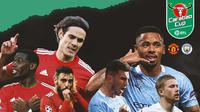 Carabao Cup - Manchester United Vs Manchester City - Head to Head (Bola.com/Adreanus Titus)