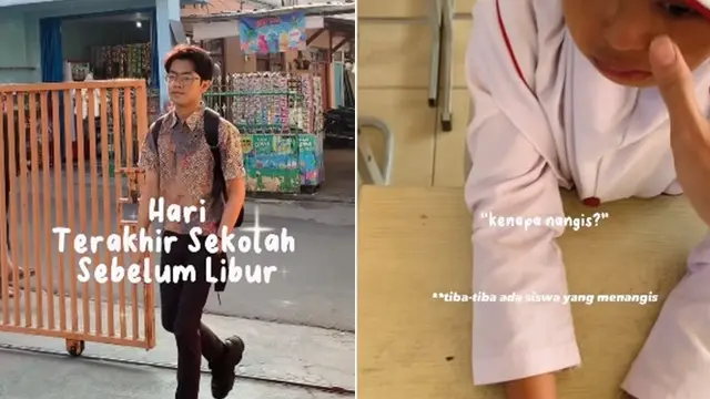 Viral Guru Muda Bagi-Bagi Tas ke Murid yang Membutuhkan, Sukses Bikin Warganet Menangis
