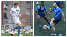 Persib Bandung kenalkan duet anyar lini tengah mereka musim 2021/2022, yaitu Marc Klok dan Mohammed Bassim Rashid. Kedua pemain tersebut direkrut untuk menggantikan Kim Jeffrey dan Omid Nazari sebagai pilar penting skuat Maung Bandung yang telah pamit. (Foto: Dokumentasi Persib)