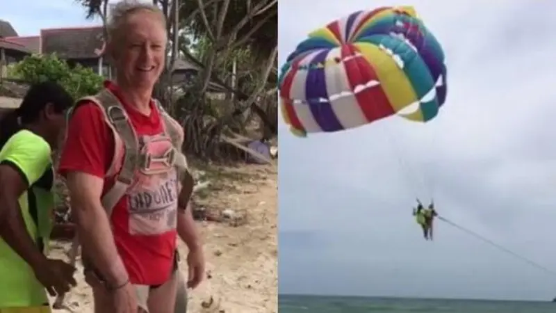 Bos perusahaan di Australia meninggal saat parasailing di Phuket, Thailand. (Facebook)