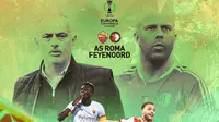 UEFA Conference League - AS Roma Vs Feyenoord Rotterdam - Head to Head (Bola.com/Adreanus Titus)