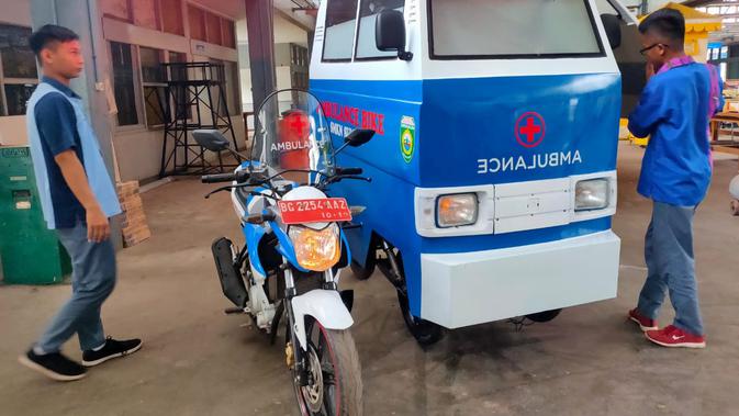 Kreatifnya 8 Pelajar Smkn Sumsel Rakit Motor Ambulans Regional Liputan6 Com
