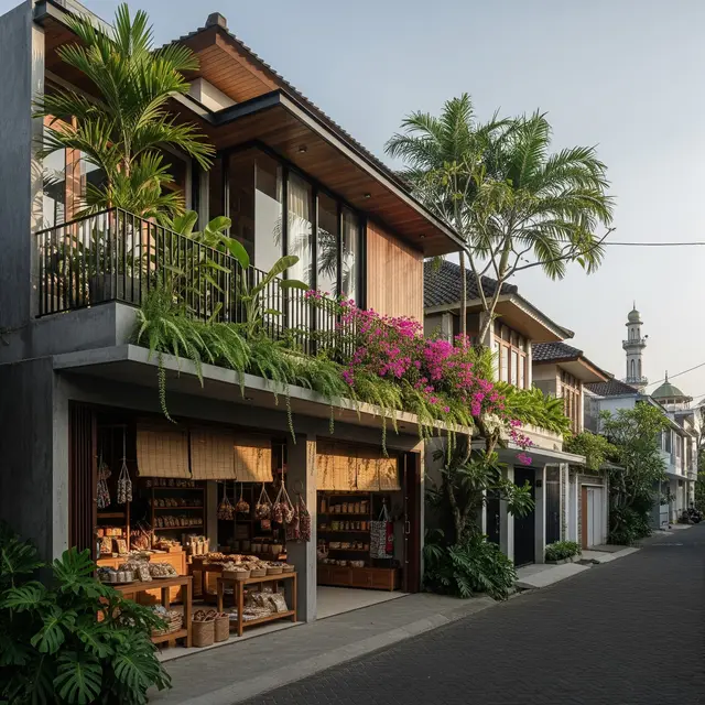 Model Rumah Minimalis Depan Ada Toko