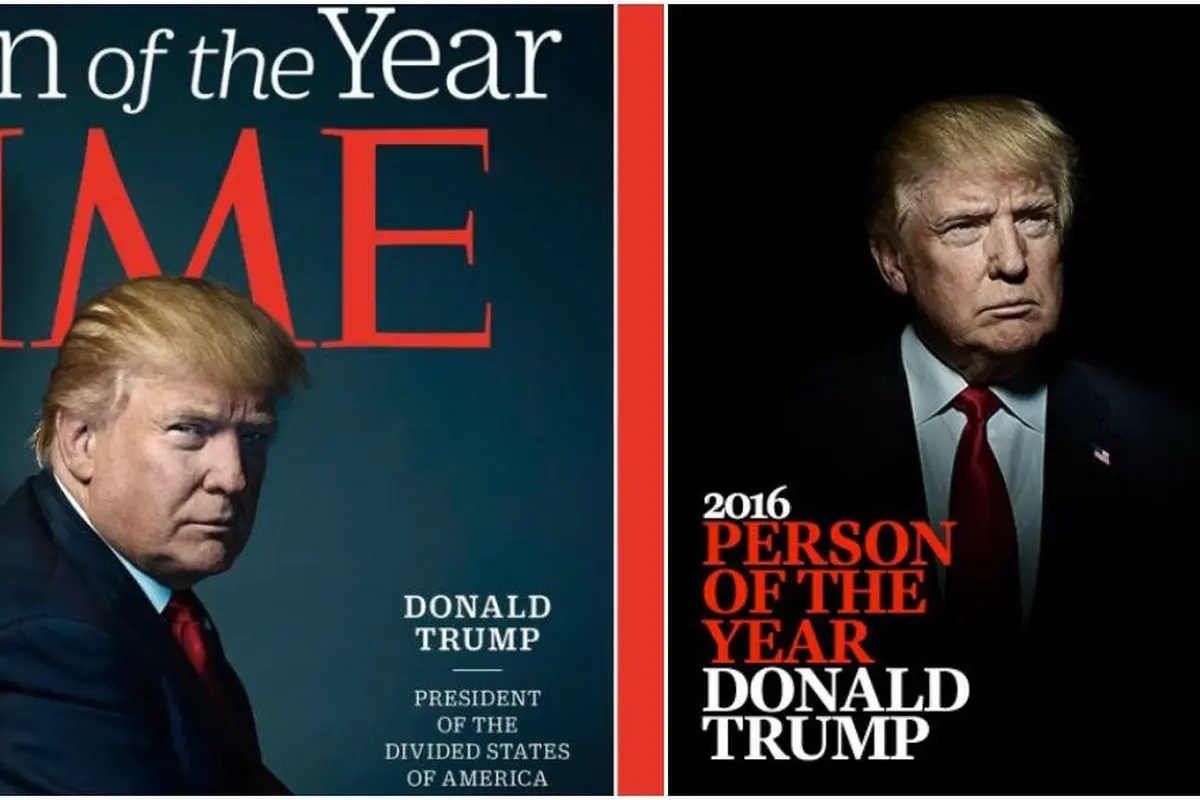 Donald Trump sebagai Person of the Year untuk tahun 2016 versi Majalah Time