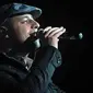 Penyanyi religi Maher Zain saat &quot;Konser Silaturahim Untuk Indonesia&quot; (KSUI) di Sabuga, Bandung, Jawa Barat. KSUI digelar di tiga kota di Indonesia. (ANTARA)