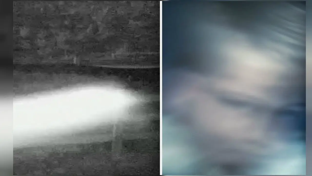 Desingan obyek terrekam kamera, hantu atau alien?