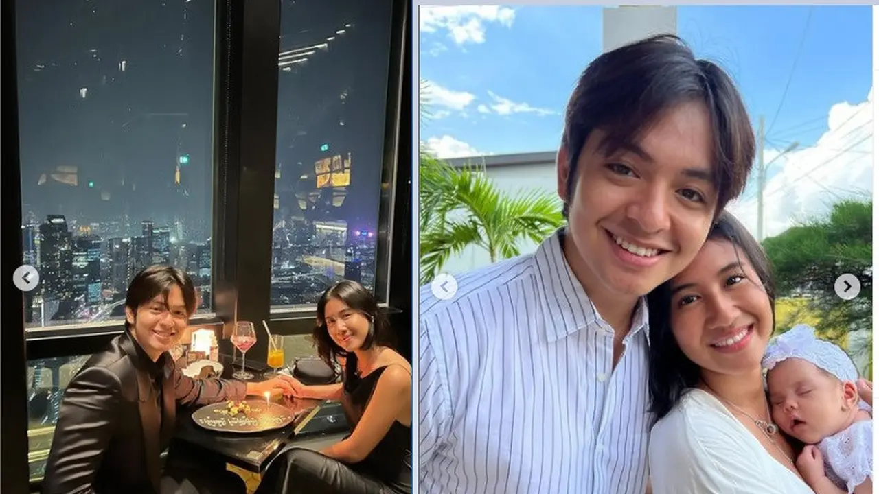 Angga Yunanda rayakan ultah ke-23 bersama Shenina Cinnamon (Foto: instagram angga/shenacinnamon)