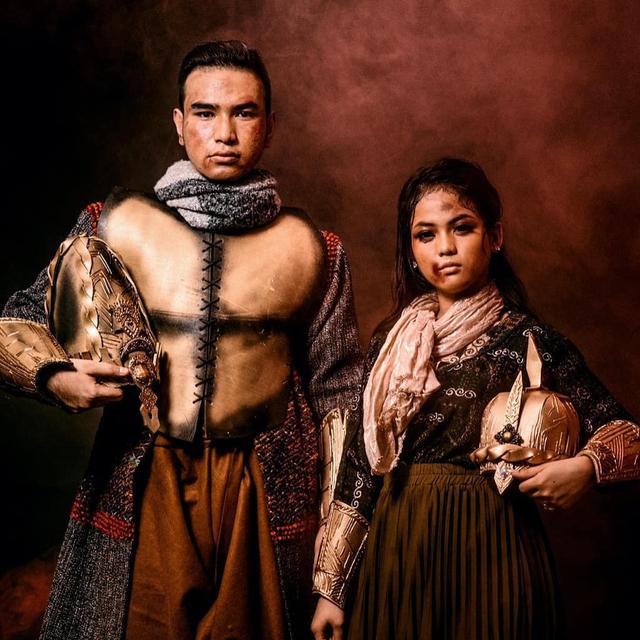 Gaya Pemotretan Hari LIDA dan Putri D'Academy 4 bertema Bajirao Mastani. (Sumber: Instagram/aldosinarta)