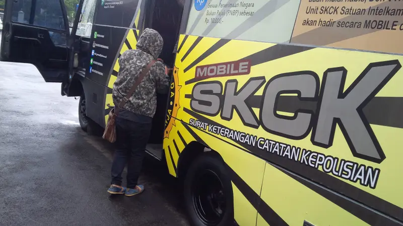 Mobil SKCK Keliling Mengaspal Perdana di Bandung