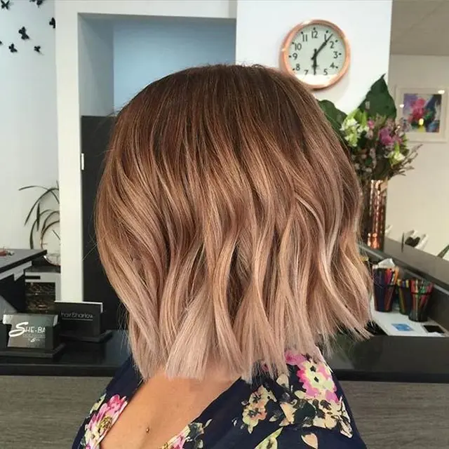 Textured Blunt Bob/Pinterest