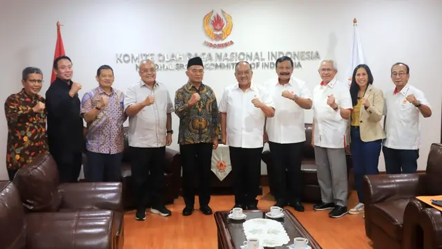 Kunjungan Plt Menpora ke kantor KONI