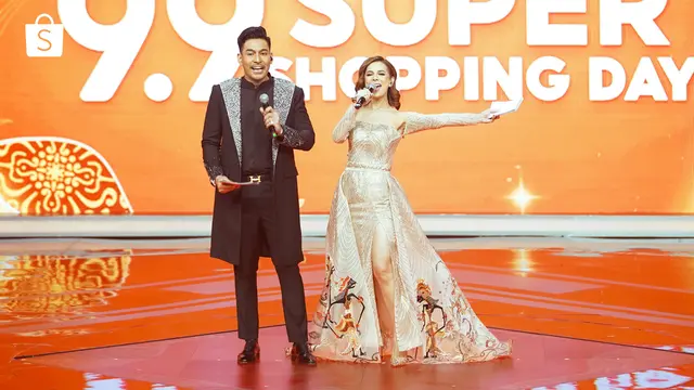 So Sweet, Deretan Artis Tanah Air Bikin Panggung TV Show Shopee 9.9 Super Shopping Day Makin Romantis