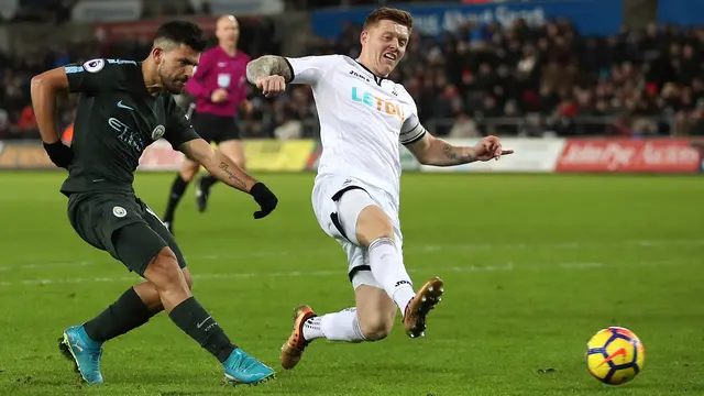 Manchester City Menang Telak di Markas Swansea