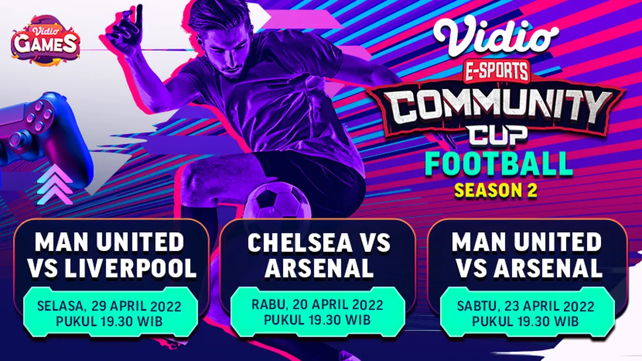 Jangan Lewatkan 19-23 April, Live Streaming Vidio Community Cup Football Season 2
