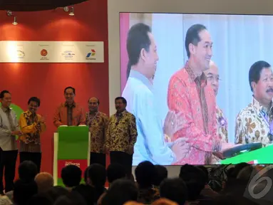 Indonesia International Motor Show (IIMS) 2014 resmi dibuka oleh Menteri Perdagangan Muhammad LutfiJIExpo, Kemayoran, Jakarta, Kamis (18/9/2014) (Liputan6.com/Miftahul Hayat)