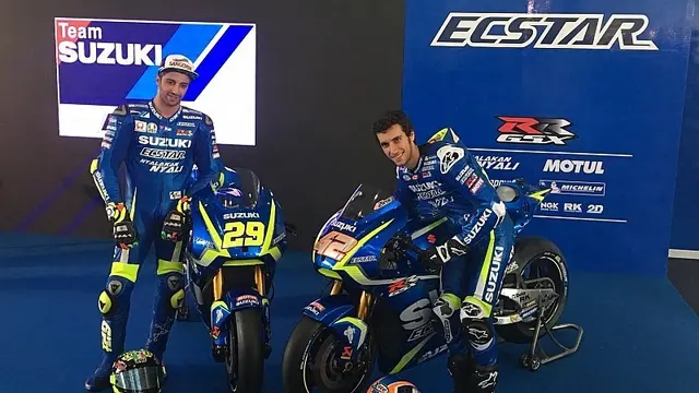 Pebalap baru Suzuki, Andrea Iannone dan Alex Rins