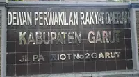 Gedung DPRD Garut, Jawa Barat jalan Patriot No.2, Garut. (Liputan6.com/Jayadi Supriadin)