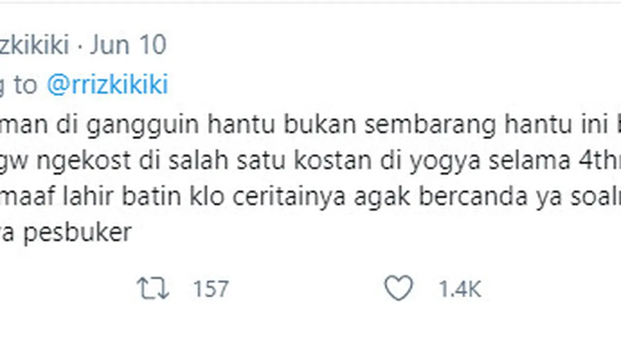 Viral, Kisah Pemuda Alami Gangguan Makhluk Halus di Kos Selama 4 Tahun
