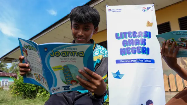 BRI Peduli Salurkan Perahu Literasi untuk Dukung Pendidikan Anak-anak di Wilayah Pesisir Tolitoli