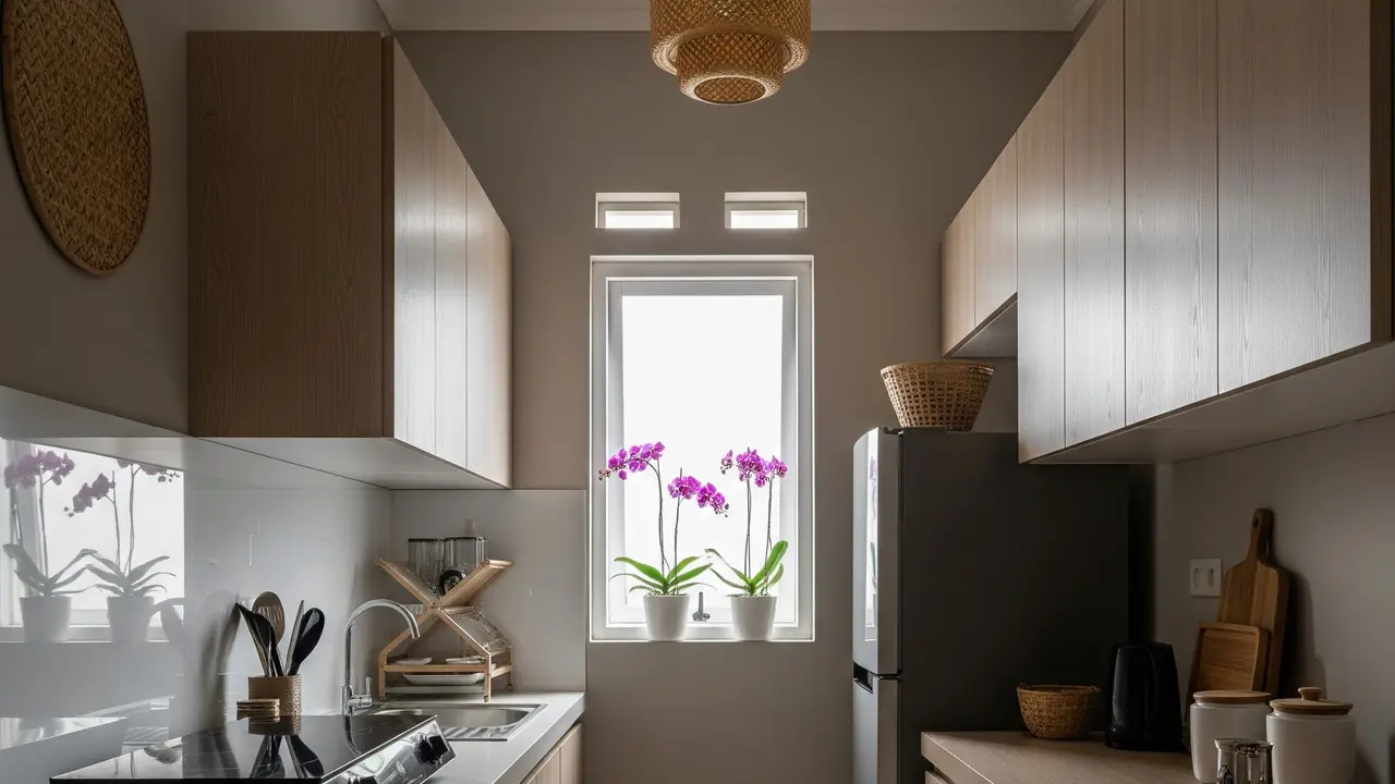 9 Desain Dapur Minimalis dengan Kitchen Set Dua Sisi