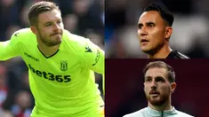 Petr Cech baru saja mengumumkan diri untuk pensiun dari dunia sepak bola. Kepergiannya akan membuat Arsenal putar otak mencari pengganti yang sepadan menyambut musim depan. (Kolase Foto AFP)
