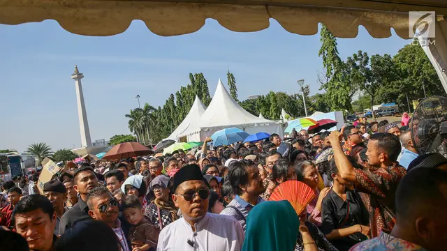 Antrean Open House Jokowi di Istana Kepresidenan