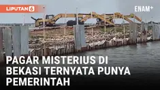 Pagar Laut di Bekasi Ternyata Milik Pemerintah dan Swasta