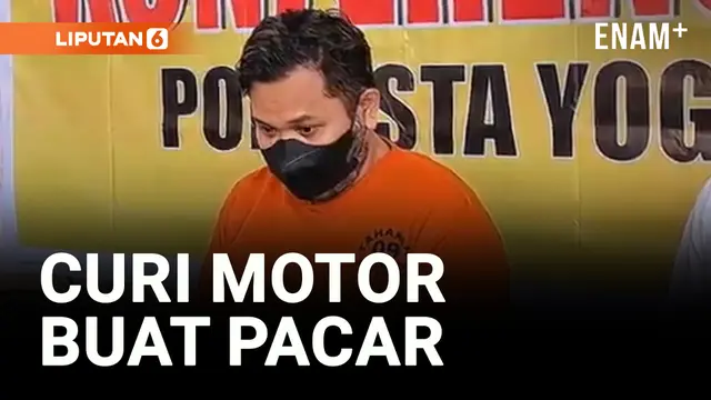 VIDEO: Seorang Pria Nekat Curi Motor buat Kekasihnya