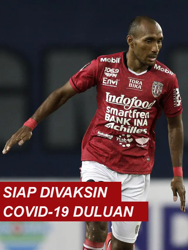 Bek Bali United Siap Divaksin COVID-19 Duluan