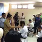 Wagub Djarot Saiful meninjau UN di Lapas Narkoba Cipinang (Nanda Perdana Putra/Liputan6.com)