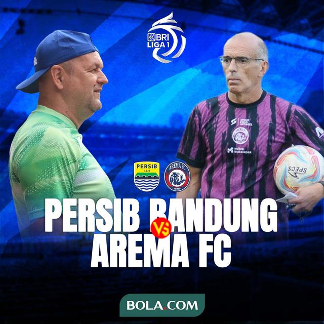 BRI Liga 1 - Duel Pelatih - Persib Bandung Vs Arema FC