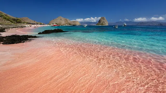 Pink Beach, Indonesia