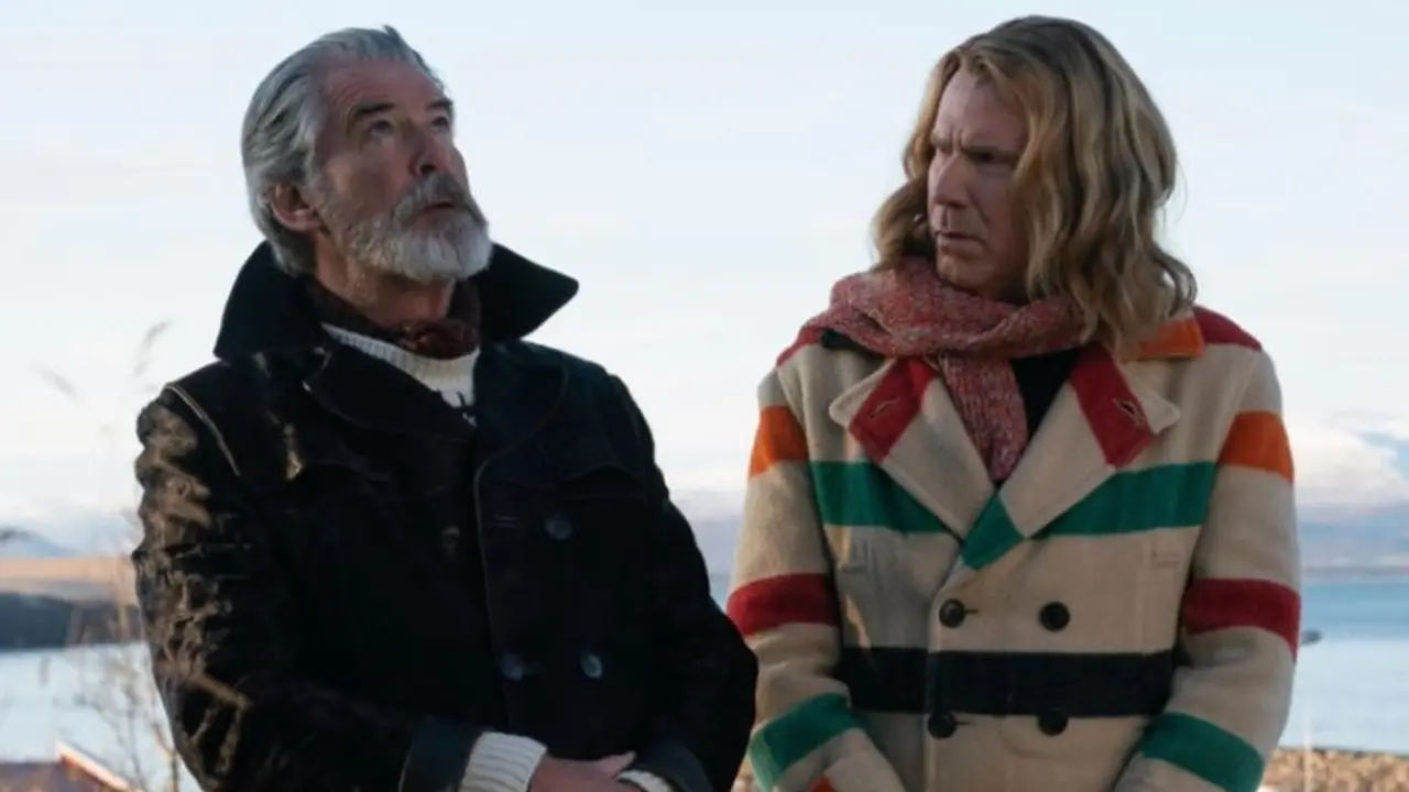 Will Ferrell dan Pierce Brosnan dalam  Eurovision Song Contest: The Story of Fire Saga. (Instagram/ piercebrosnanofficial)