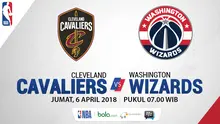 Cleveland Cavaliers Vs Washington Wizards (Bola.com/Adreanus TItus)