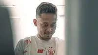 Eka Sama Adi Prasetya, pemain Kediri yang berjasa mengembalikan kejayaan Persik dengan meraih gelar juara Liga 3 2018 dan Liga 2 2019 lalu, harus menepi di Liga 1 mendatang. (Bola.com/Gatot Susetyo)