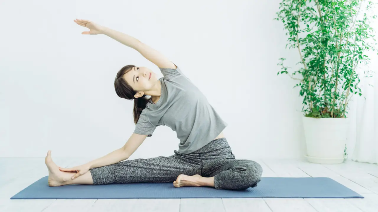 stretching