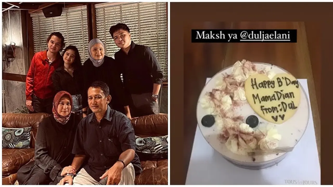 6 Potret Dul Jaelani di Perayaan Ultah Ibunda Tissa Biani, Sudah Akrab