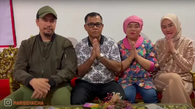 Ditengahi Marisya Icha, Sunan Kalijaga Temui Ayah Mendiang Bibi Andriansyah. (YouTube Marissya Icha)