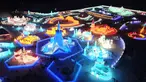 Foto dari udara ini menunjukkan pemandangan Dunia Es dan Salju Harbin di Harbin, Provinsi Heilongjiang, China timur laut, pada 24 Desember 2020. Ajang Dunia Es dan Salju Harbin ke-22 dibuka untuk umum pada Kamis (24/12). (Xinhua/Wang Jianwei)