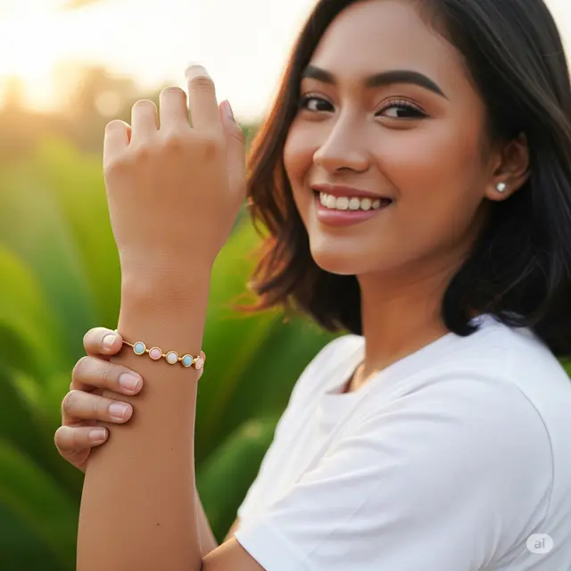 Model Gelang Emas 5 Mayam untuk Ibu Muda