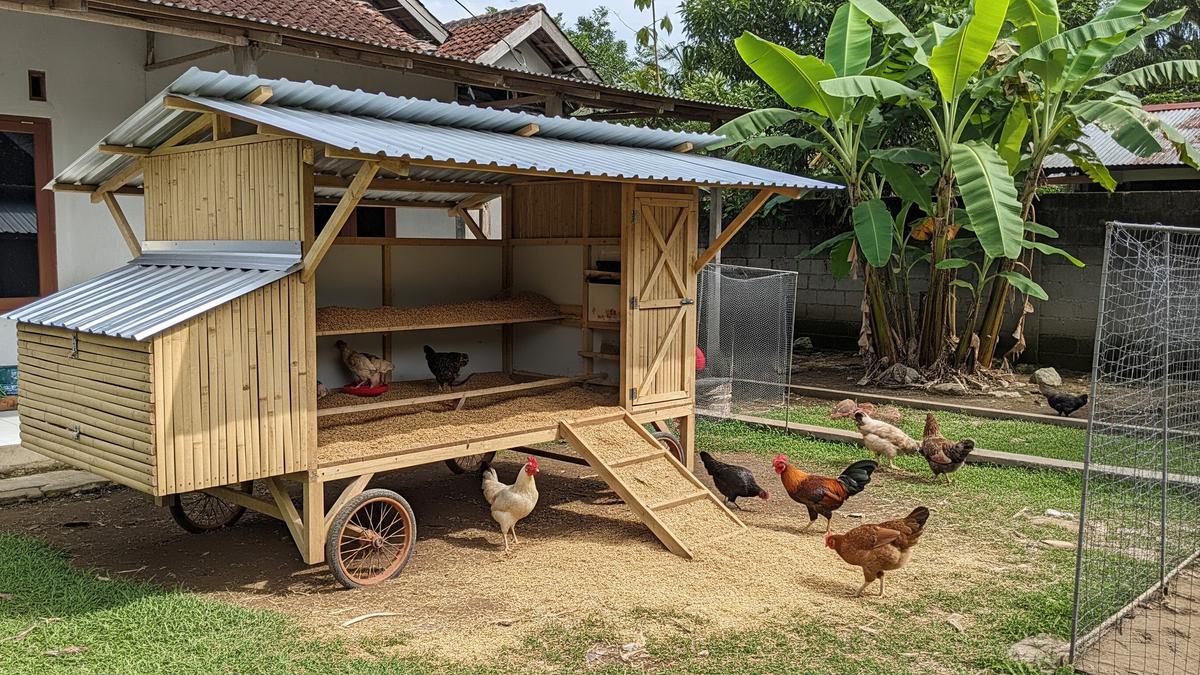 Kandang Ayam Permanen vs Bongkar Pasang, Mana yang Lebih Hemat?