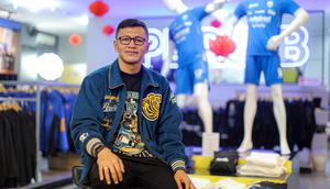 Mantan striker Timnas Indonesia dan Persib Bandung, Zaenal Arief. (Bola.com/Bagaskara Lazuardi)